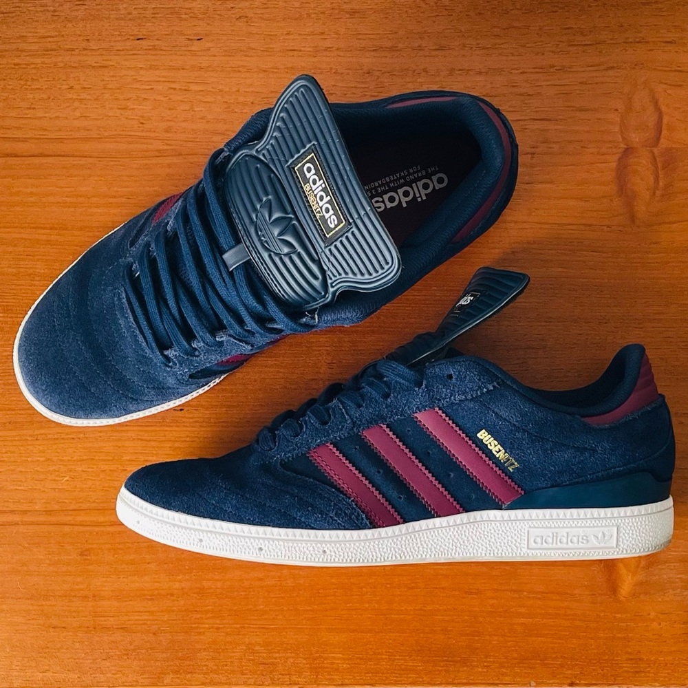 Adidas Busenitz Pro Collegiate Navy Crimson. Size 11.5. Used with no box.